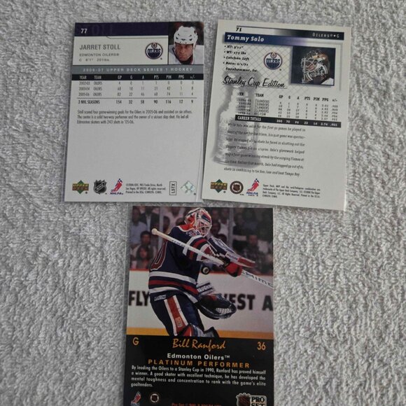 15-Card Edmonton Oilers Lot - Ryan Smyth, Bill Ranford HOF & 2006 Stars - Picture 9 of 9